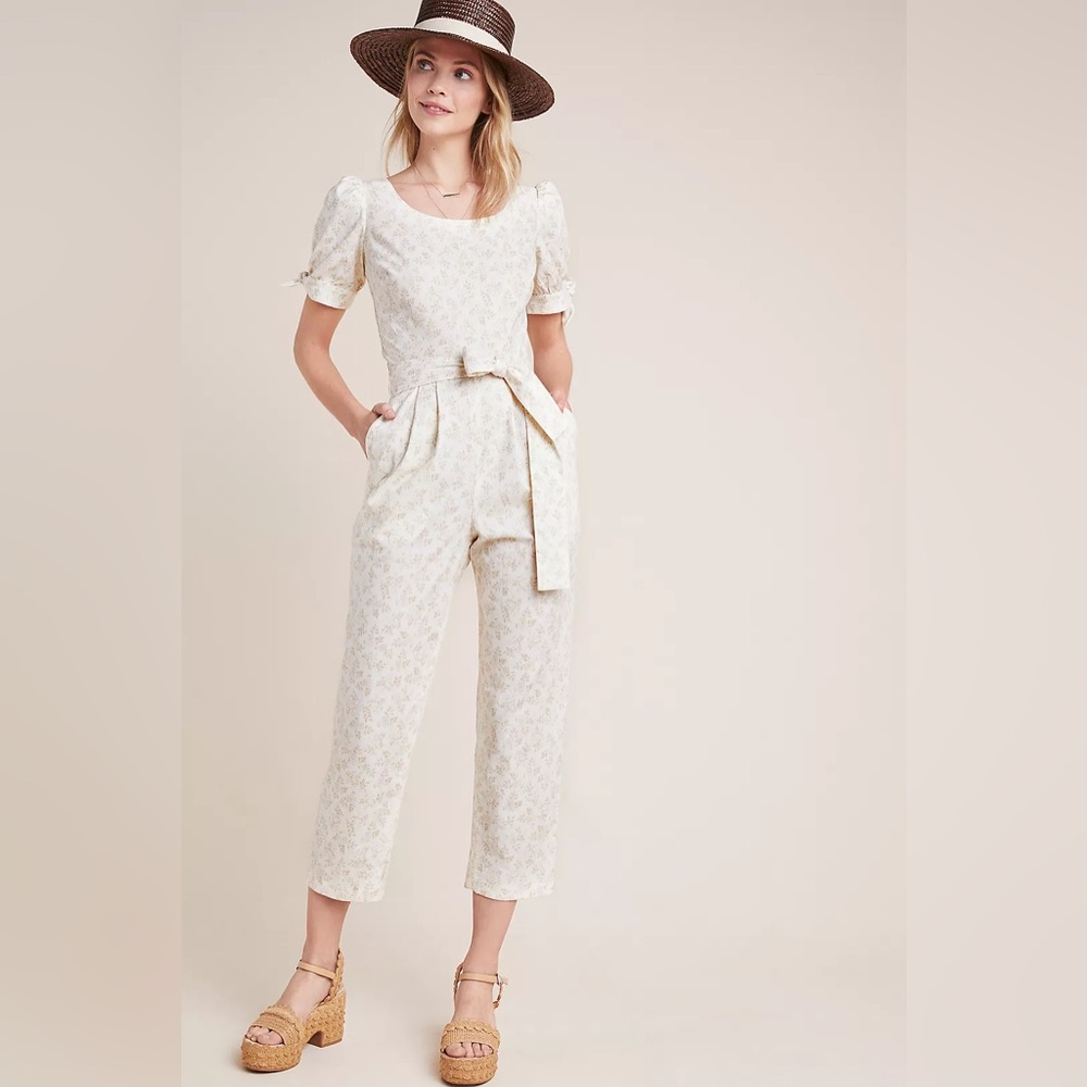 Gal Meets Glam Iris Jumpsuit in Cream
